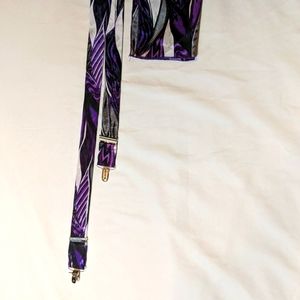 Suspenders and matching pocket square